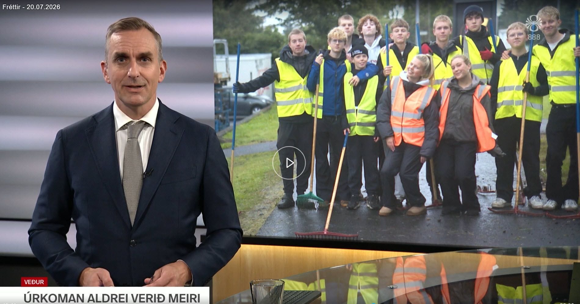 Vinnuskóli Garðabæjar í fréttunum