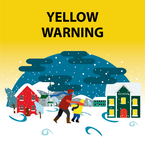 Yellow warning