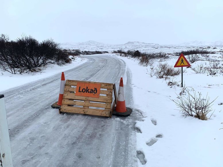 Heiðmerkurvegi lokað vegna hálku