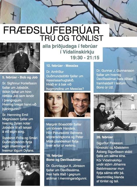 Fræðslufebrúar í Vídalínskirkju