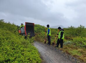 Stígagerð í Vífilsstaðahlíð