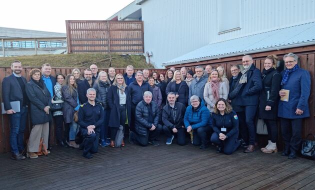 Þátttakendur á kynningarfundi um almannavarnir