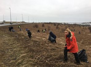 Framtakssamir íbúar taka þátt í hreinsunarátaki 2017