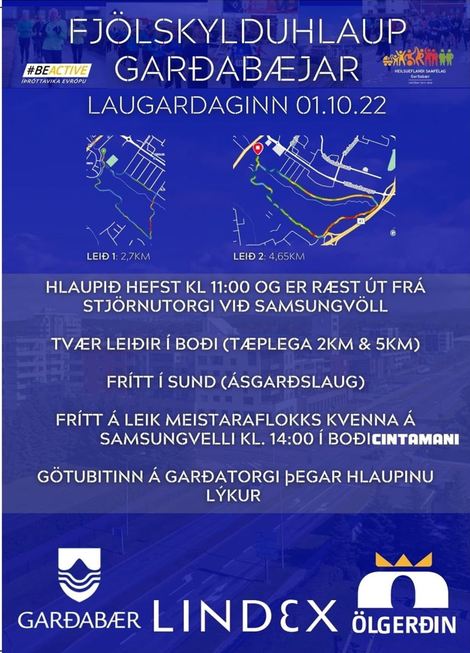 Fjölskylduhlaup Garðabæjar