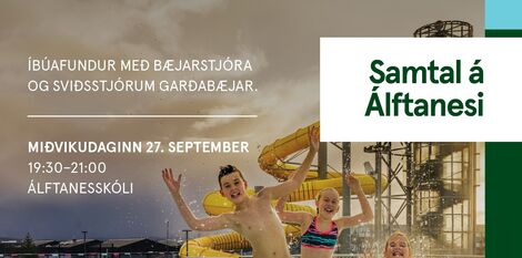 Íbúafundur í Álftanesskóla 27. september 2023