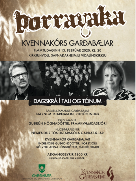 Þorravaka Kvennakórs Garðabæjar 13. febrúar 2020