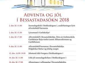 Dagskrá Bessastaðasóknar jólin 2018