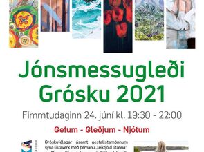 Jónsmessugleði Grósku 24. júní 2021