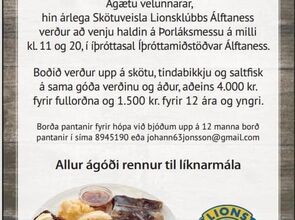 Skötuveisla Lions 23. desember 2022